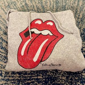 Rollin stones gray hoodie